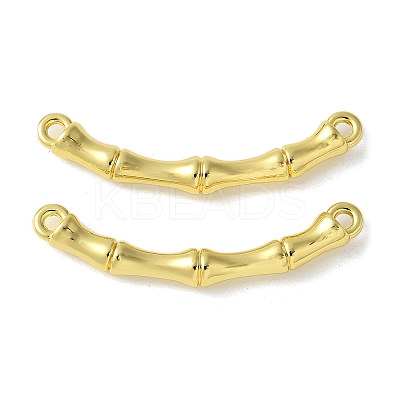 Alloy Curved Bamboo Stick Connector Charms PALLOY-S044-07A-G-1