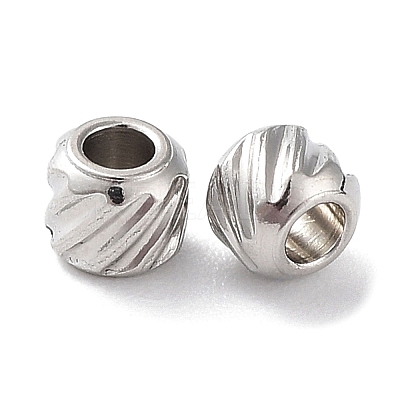 Non-Tarnish 201 Stainless Steel Spacer Beads STAS-K259-14C-P-1