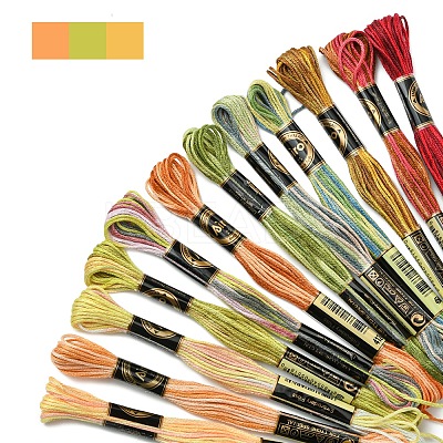 6-Ply Polyester Embroidery Floss OCOR-FZ0001-01K-1