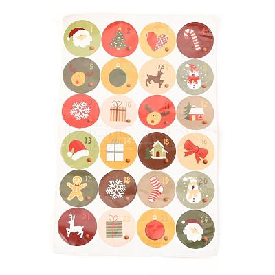 24 Days Burlap Hanging Advent Calendars DIY-B015-01-1