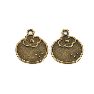 Tibetan Style Alloy Pendant Enamel Settings PALLOY-N160-034AB-1