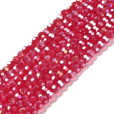 Transparent Glass Beads EGLA-A035-T4mm-B07-1