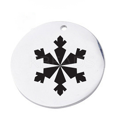 Christmas 304 Stainless Steel Pendants FIND-CJC0003-07G-1