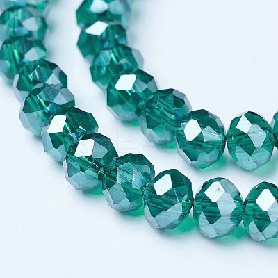 Electroplate Glass Beads Strands EGLA-A044-T1mm-A18-1