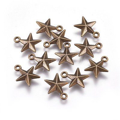 Tibetan Style Alloy Pendants TIBE-ZN61909-AB-FF-1