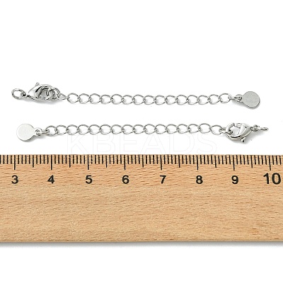 SHEGRACE Brass Curb Chain Extender XGR0148P-133P-1
