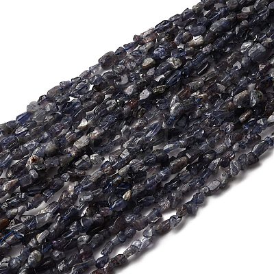 Natural Iolite/Cordierite/Dichroite Beads Strands G-I389-A34-01B-1