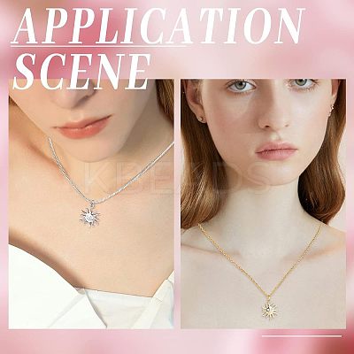 12Pcs 2 Colors Rack Plating Brass Micro Pave Clear Cubic Zirconia Pendants KK-FH0003-95-1