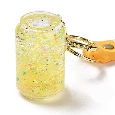 Soda Drinks Bottle Acrylic Pendant Keychain Decoration KEYC-D018-04-1