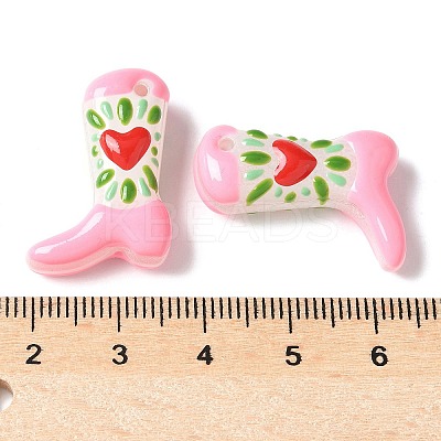 Baking Paint Glass Enamel Beads LS-BLOW-D300-01D-1