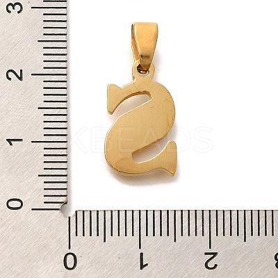 Ion Plating(IP) 304 Stainless Steel Rhinestone Pendants STAS-U035-01G-S-1