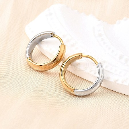 304 Stainless Steel Hoop Earrings LS-EJEW-Z123-01B-GP-1