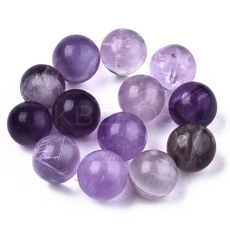 Natural Amethyst Beads G-R483-07-8mm-1