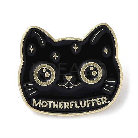 Black Cat Enamel Pins JEWB-P031-C03-1