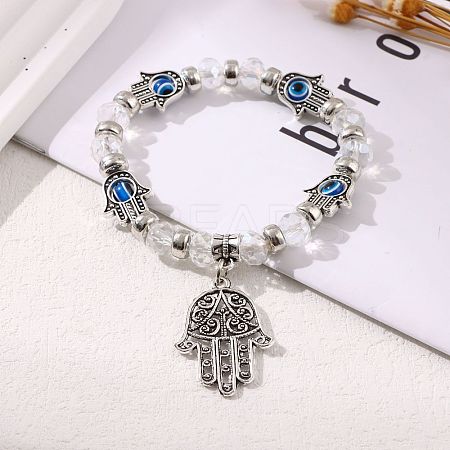 Devil's Eye Bracelet Fatima Palm Bracelet Alloy Eye Men's and Women's Handwear ZU5042-2-1