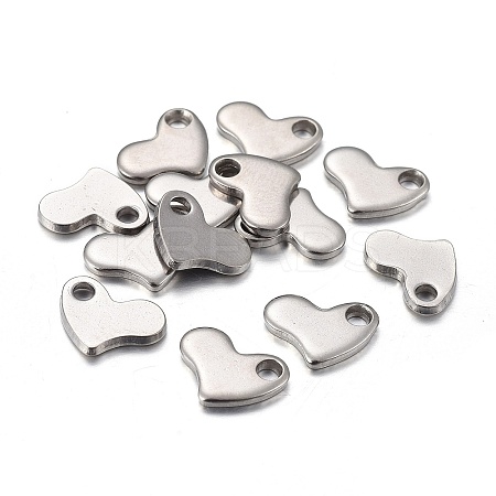 Non-Tarnish 201 Stainless Steel Charms STAS-F255-027P-1