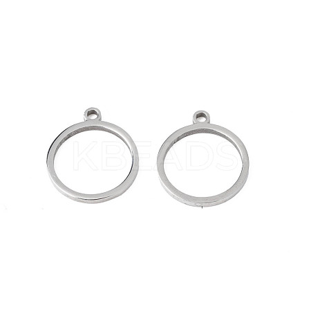Non-Tarnish 304 Stainless Steel Charms STAS-N095-107-1