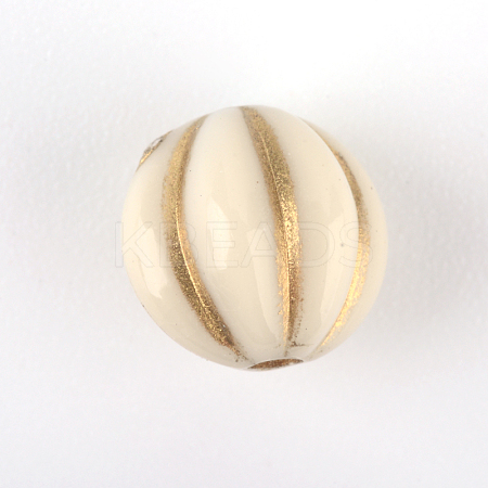 Round Plating Acrylic Beads LS-X-PACR-Q102-49A-1
