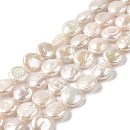 Natural Keshi Pearl Beads Strands PEAR-E016-048-1