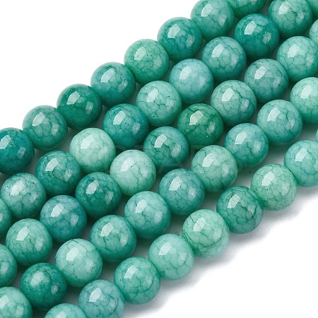 Ombre Effect Dyed Glass Beads Strands X-GLAA-T031-01O-09-1
