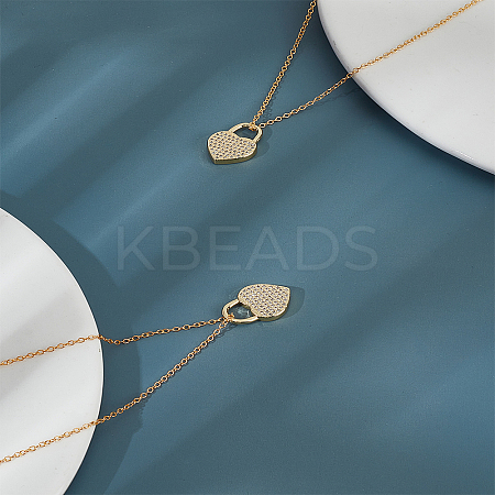 2Pcs Brass Micro Pave Cubic Zirconia Pendants ZIRC-LP0001-47-1