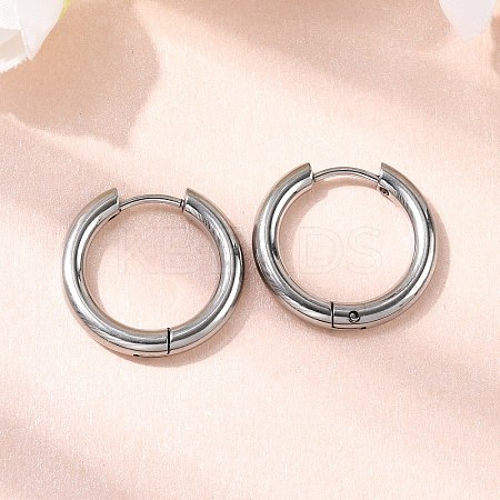 316F Stainless Steel Hoop Earrings EJEW-D341-01B-P-1