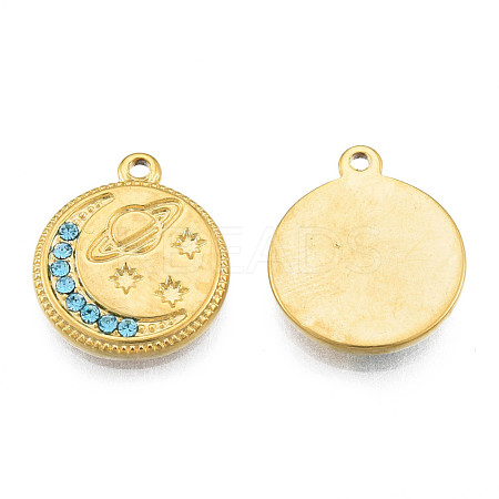 304 Stainless Steel Pendants STAS-N098-155LG-1