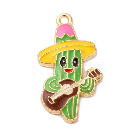 Alloy Enamel Pendants FIND-M060-23C-G-1