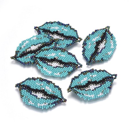 MIYUKI & TOHO Handmade Japanese Seed Beads Links SEED-A029-CF02-1