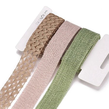 9 Yards 3 Styles Polyester Ribbon SRIB-A014-K06-1