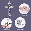 100Pcs 10 Styles Tibetan Style Alloy Pendants FIND-YW0006-67-2