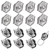 30Pcs 304 Stainless Steel Wire Rope Cable Clip Clamp STAS-GA0002-04-1