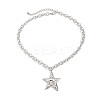 Star Alloy Pendant Necklaces for Women FS-WGF0844-02-2