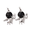 Natural Lava Rock Pendants G-F573-A19-2