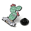 Cactus with Word Hug Me Enamel Pins JEWB-Q031-04EB-01-3