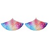 430 Stainless Steel Filigree Big Pendants X1-STAS-TAC0004-019-2