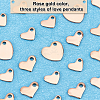 42Pcs 3 Size PVD Vacuum Plating 304 Stainless Steel Stamping Blank Tag Charms STAS-UN0020-49RG-4