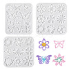 3Pcs 3 Styles DIY Pendant Silicone Molds SIMO-TA0001-14-1