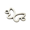 Non-Tarnish 201 Stainless Steel Connectors Charm STAS-M015-13P-2