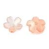 Acrylic Bead Caps OACR-I024-01G-2