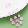Transparent Crackle Acrylic Beads MACR-S373-66-N04-7