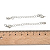 Brass Curb Chain Extender KK-G557-13P-3