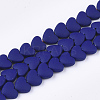 Spray Painted Non-magnetic Synthetic Hematite Beads Strands G-T116-05-23-1