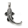 304 Stainless Steel Pendants STAS-Z126-10AS-1
