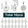 16Pcs Alloy Pendants FIND-SP0003-40-2