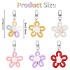Polyester Pendant Decorations HJEW-YW00127-01-5