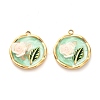 304 Stainless Steel Enamel Pendants STAS-B084-12G-02-1