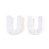 Natural Freshwater Shell Letter Charms BSHE-ZX007-02U-4