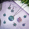 CHGCRAFT 20Pcs 5 Style Plated Alloy Pendants FIND-CA0005-69-4