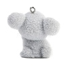 Animal Theme Flocky Resin Pendants LS-RESI-M051-01E-2